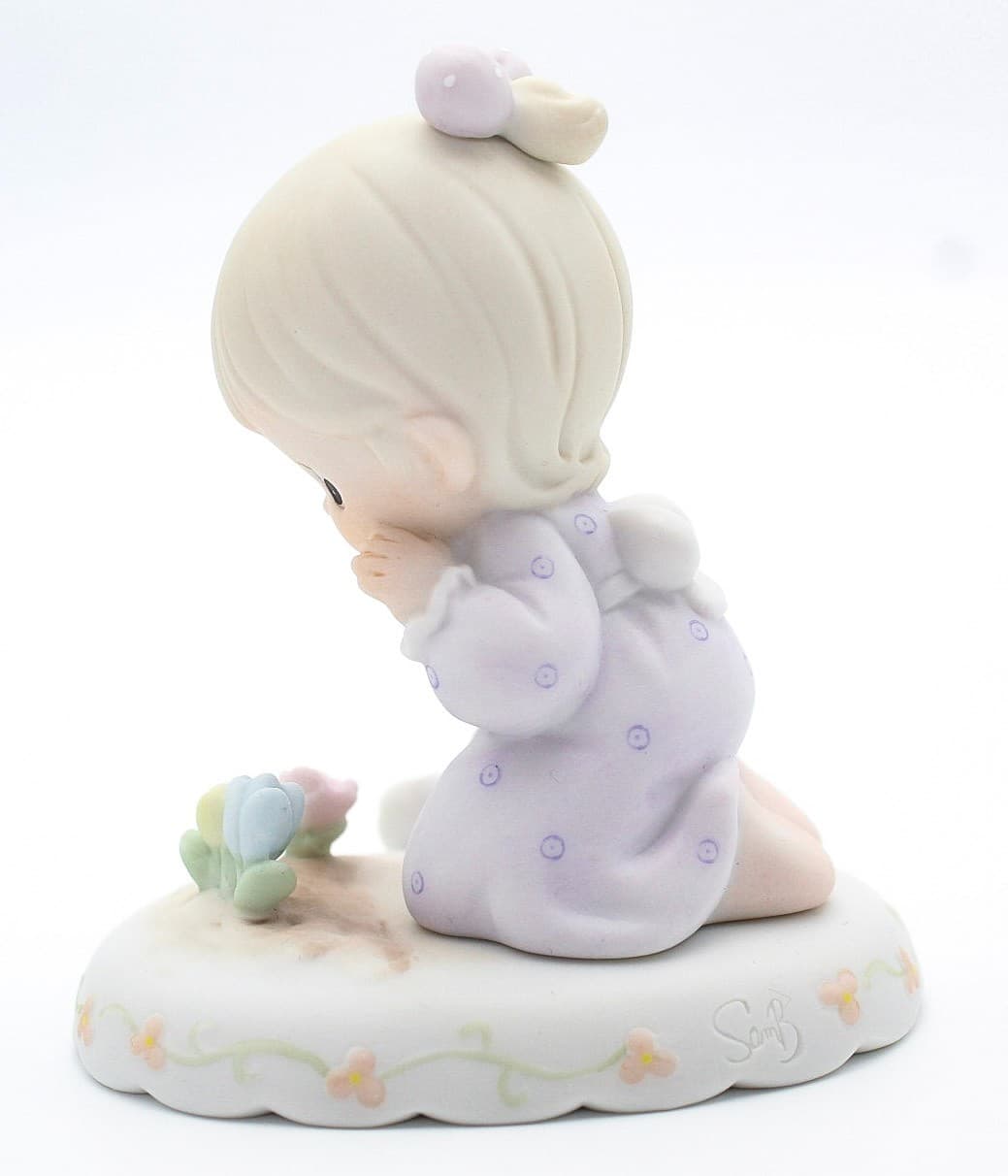 Precious Moments Growing In Grace Age 3 Enesco Porcelain Figurine 1994 - Thumbnail 4