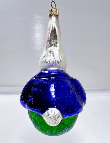CHRISTOPHER RADKO "Professor Hare" Easter Bunny Glass Ornament - Thumbnail 5