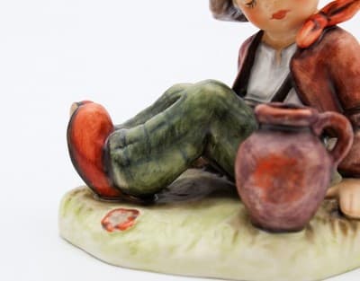 Hummel Goebel Coffee Break West Germany Vintage Porcelain Figurine TMK6 - Thumbnail 5