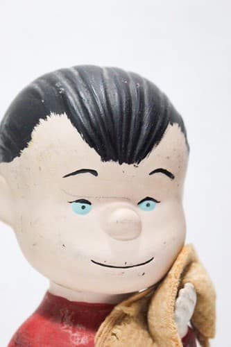 Vintage 1958 Linus Van Pelt And His Blanket Hungerford Peanuts Ceramic Figure - Thumbnail 2