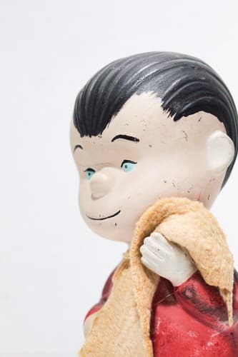 Vintage 1958 Linus Van Pelt And His Blanket Hungerford Peanuts Ceramic Figure - Thumbnail 6