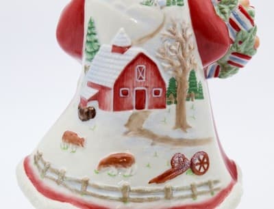 Lenox Santa's Around The World Vintage 2003 Musican Porcelain Santa In Box - Thumbnail 4