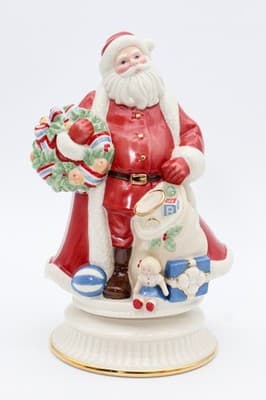 Lenox Santa's Around The World Vintage 2003 Musican Porcelain Santa In Box - Thumbnail 7