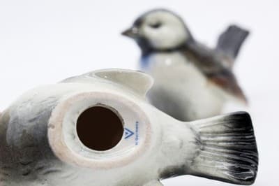 2 Hummel Goebel West Germany Sparrow Birds Glazed Porcelain Figurines Vintage - Thumbnail 4