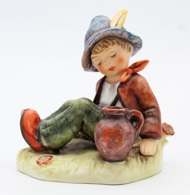 Hummel Goebel Coffee Break West Germany Vintage Porcelain Figurine TMK6 - Thumbnail 6
