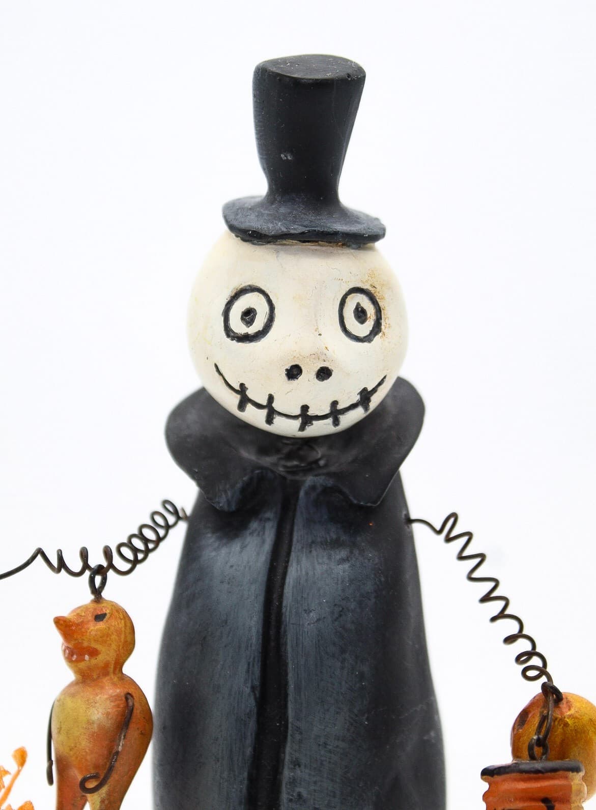 Silver Willow Bones Jr. Halloween Bobble Head Wired Holiday Decor Figure - Thumbnail 2