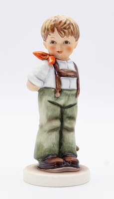 Hummel Goebel I Didn't Do It West Germany Vintage Porcelain Figurine TMK7 - Thumbnail 5