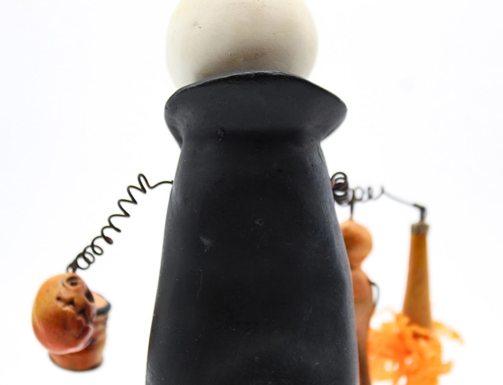 Silver Willow Bones Jr. Halloween Bobble Head Wired Holiday Decor Figure - Thumbnail 6