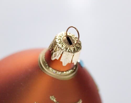 European Glass Peacock Motif Micro Glass Beaded Jumbo Glass Christmas Ornament - Thumbnail 9