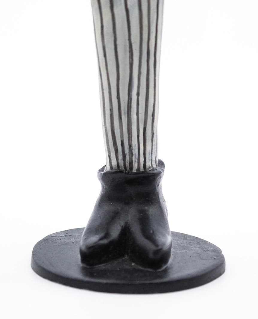 Silver Willow Bones Jr. Halloween Bobble Head Wired Holiday Decor Figure - Thumbnail 9