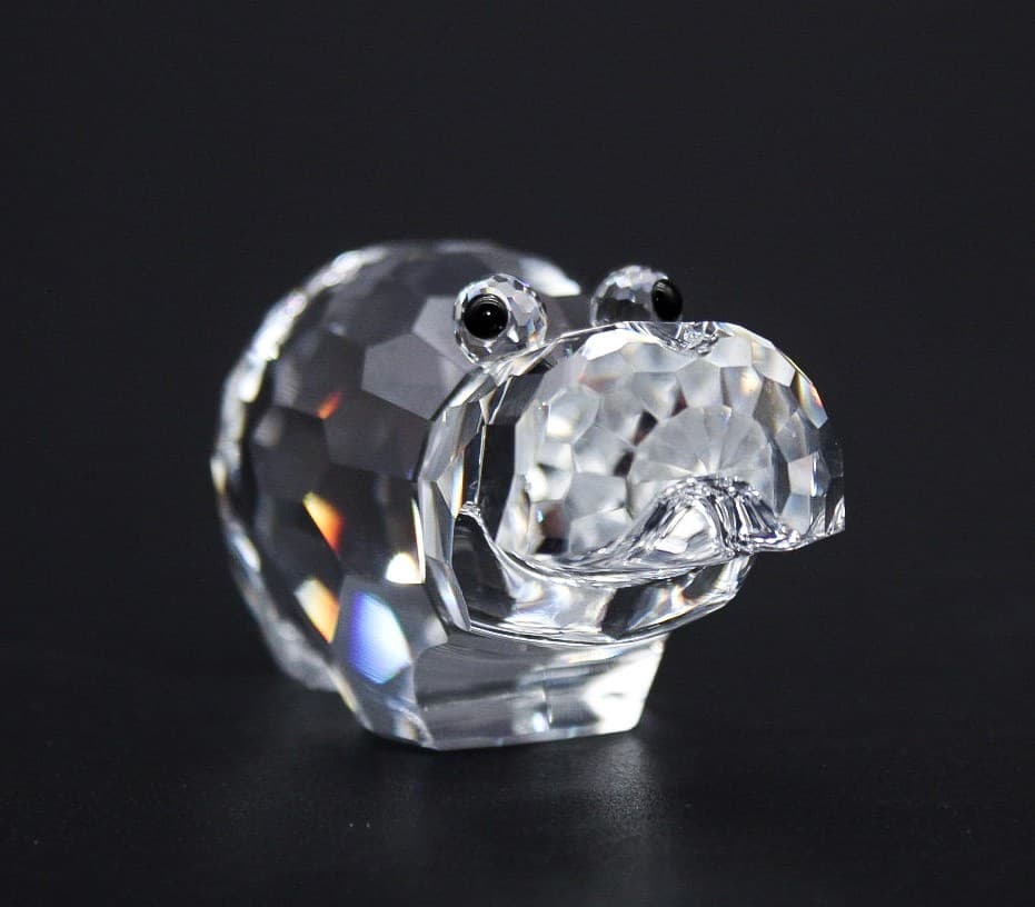 Swarovski Hippopotamus Fine Faceted Crystal Austria Figurine Vintage Retired - Thumbnail 8