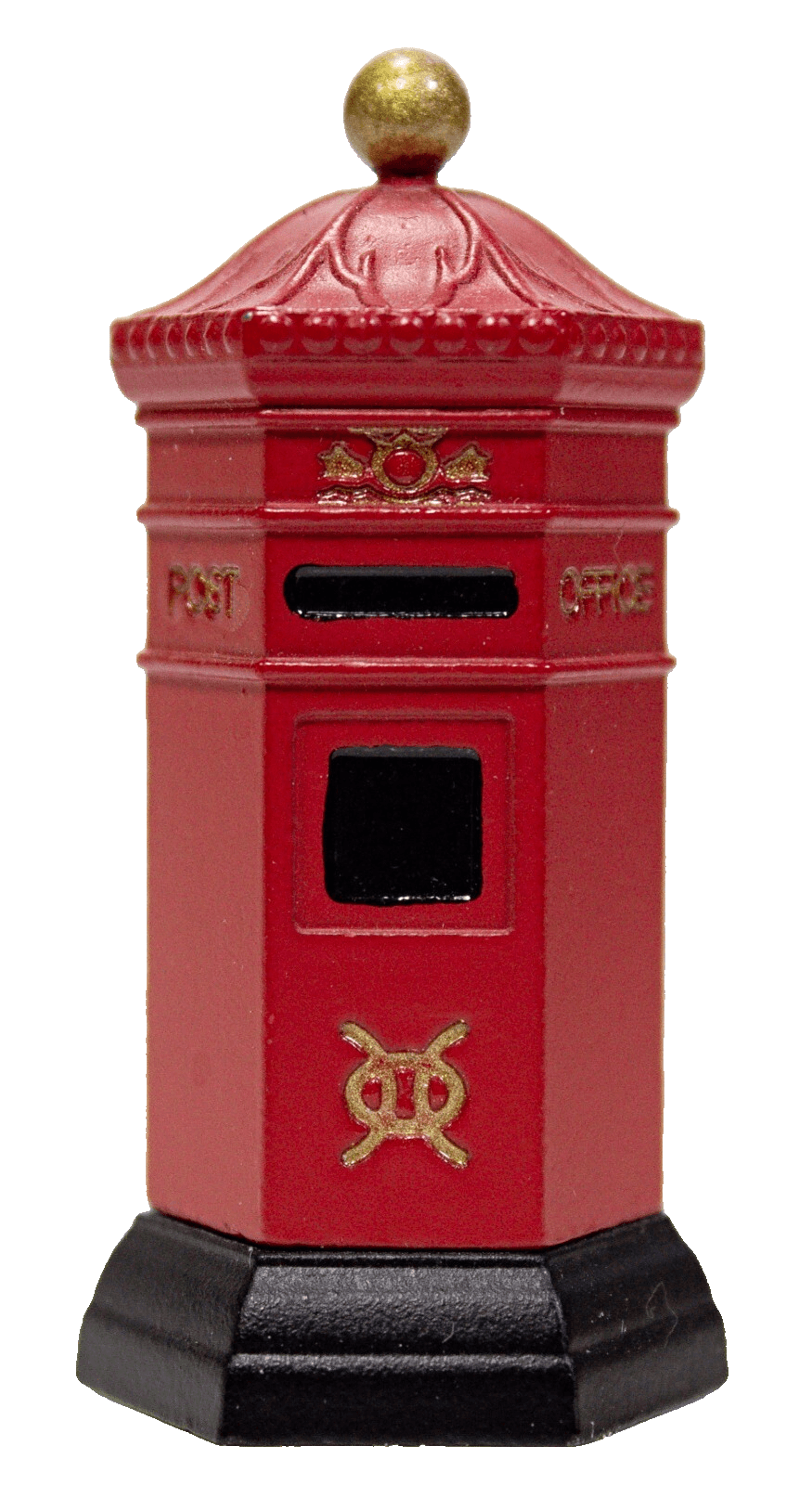 DEPARTMENT 56 Heritage Village Collection "English Post Box" Metal Figure w/ Box - Image 1