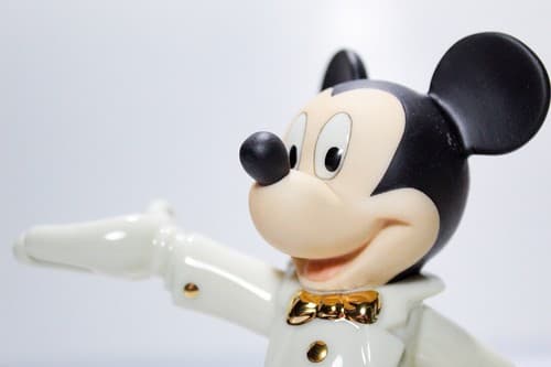 LENOX Disney "Mickey's Grand Evening Votive" Porcelain Figure Candle Holder - Thumbnail 2