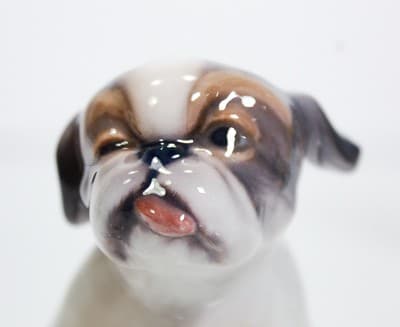 ROYAL COPENHAGEN Denmark Pekingese Puppy Dahl Jensen Porcelain Figurine RARE - Thumbnail 2