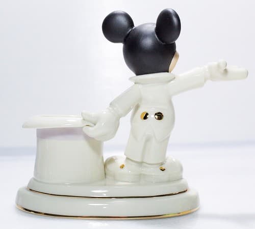 LENOX Disney "Mickey's Grand Evening Votive" Porcelain Figure Candle Holder - Thumbnail 7