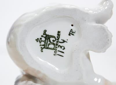 ROYAL COPENHAGEN Denmark Pekingese Puppy Dahl Jensen Porcelain Figurine RARE - Thumbnail 8