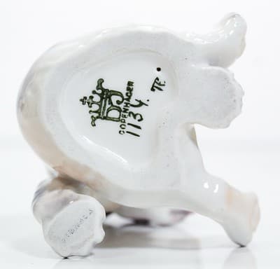 ROYAL COPENHAGEN Denmark Pekingese Puppy Dahl Jensen Porcelain Figurine RARE - Thumbnail 7