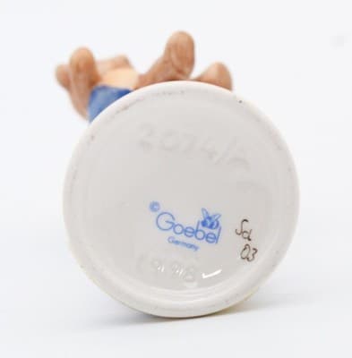 Hummel Goebel Christmas Gift West Germany Vintage Porcelain Figurine TMK8 - Thumbnail 7