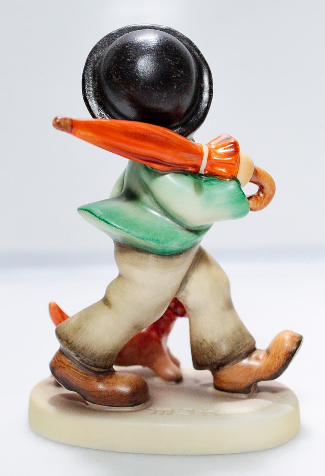 GOEBEL HUMMEL W. Germany "Strolling Along" Hand Painted Porcelain Figurine TMK6 - Thumbnail 4