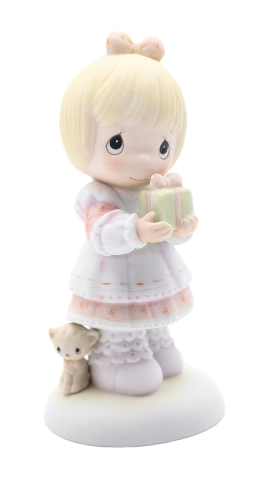 Precious Moments God Sends The Gift Of His Love Enesco Porcelain Figurine 1984 - Image 1