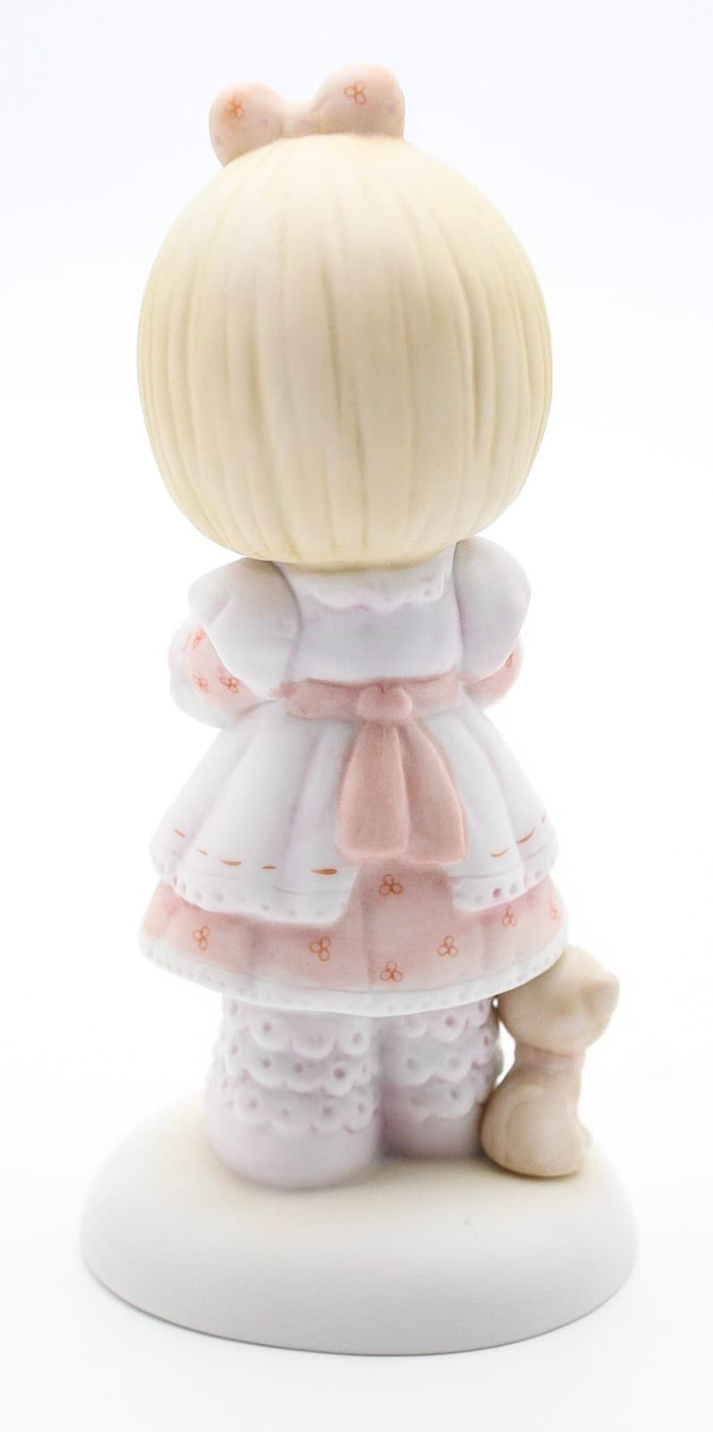 Precious Moments God Sends The Gift Of His Love Enesco Porcelain Figurine 1984 - Thumbnail 5