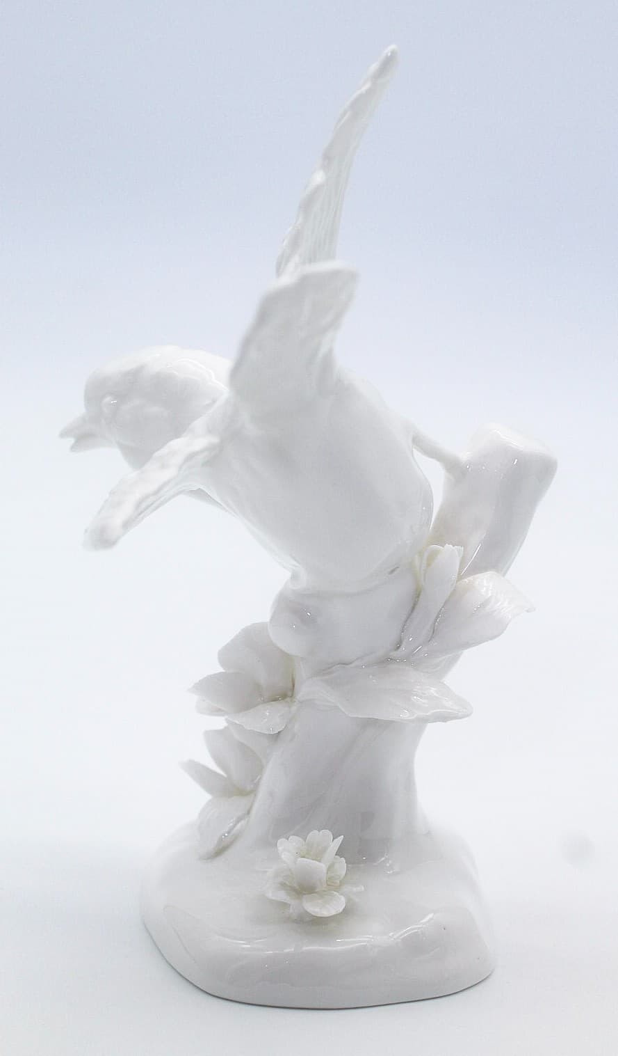 Staffordshire England Bone China White Bird Figurine With Flowers By J. Jones - Thumbnail 7