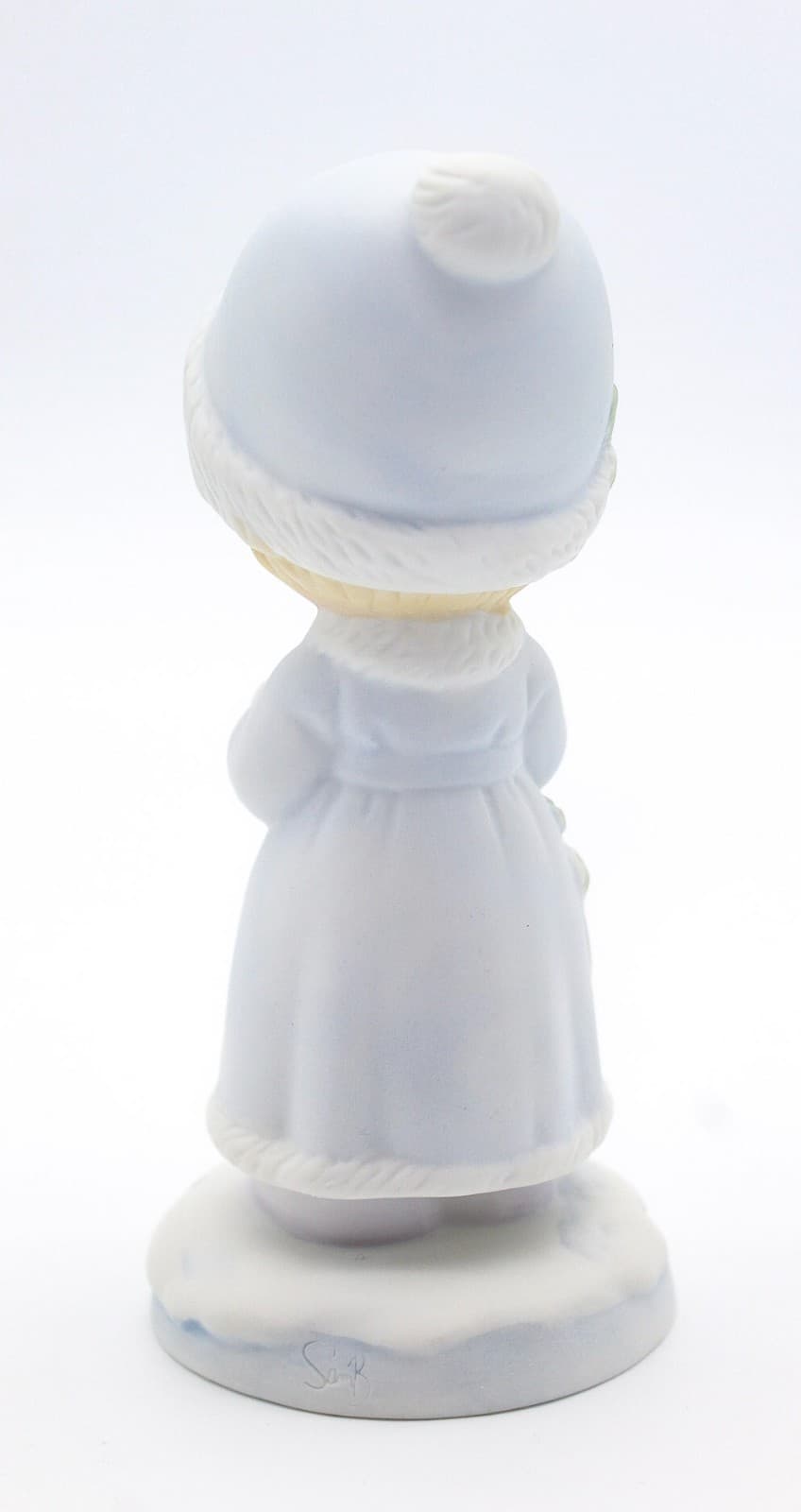 Precious Moments May Your Christmas Be Merry Enesco Porcelain Figurine 1991 - Thumbnail 5