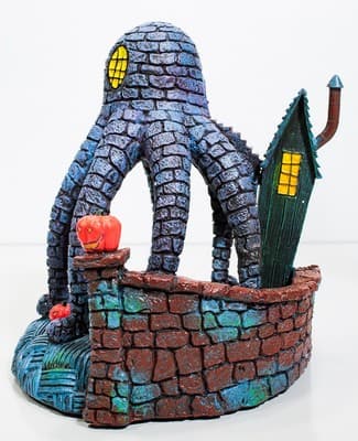 HAWTHORNE VILLAGE "Octopus House" Disney The Nightmare Before Christmas NIB - Thumbnail 7