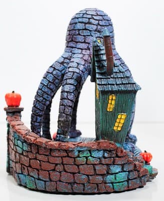 HAWTHORNE VILLAGE "Octopus House" Disney The Nightmare Before Christmas NIB - Thumbnail 6