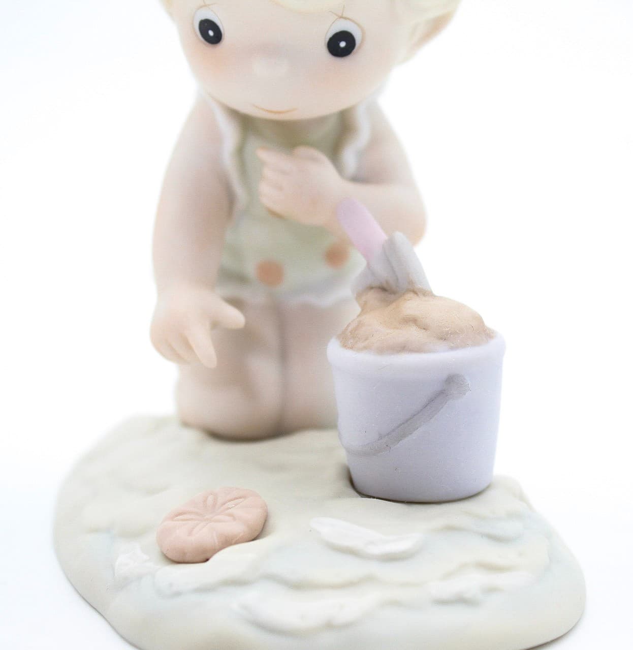 Precious Moments His Little Treasure Enesco Porcelain Figurine 1993 - Thumbnail 4