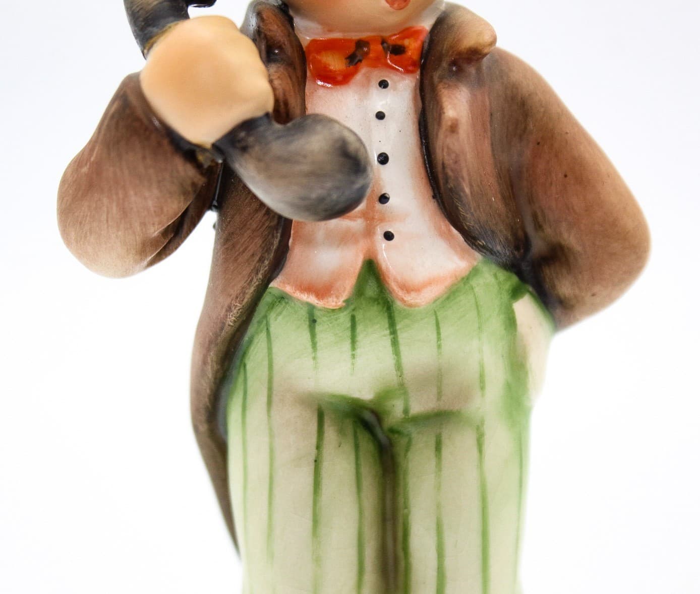 Vintage Goebel Hummel Germany #124/0 "Hello" Boy w/ Telephone Porcelain Figurine - Thumbnail 3