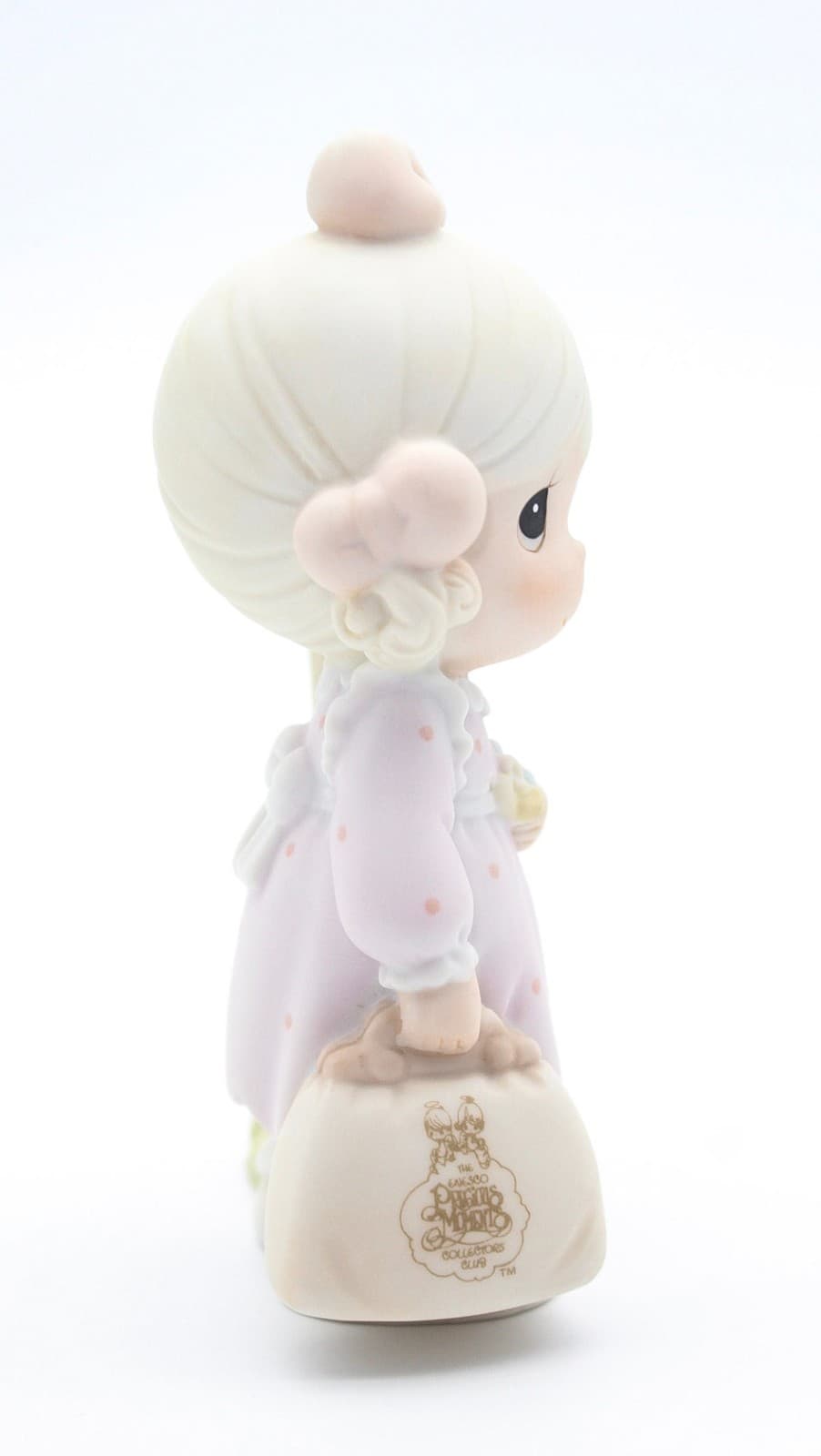 Precious Moments Loving Caring And Sharing Along The Way Porcelain Figurine 1992 - Thumbnail 5