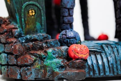 HAWTHORNE VILLAGE "Octopus House" Disney The Nightmare Before Christmas NIB - Thumbnail 4