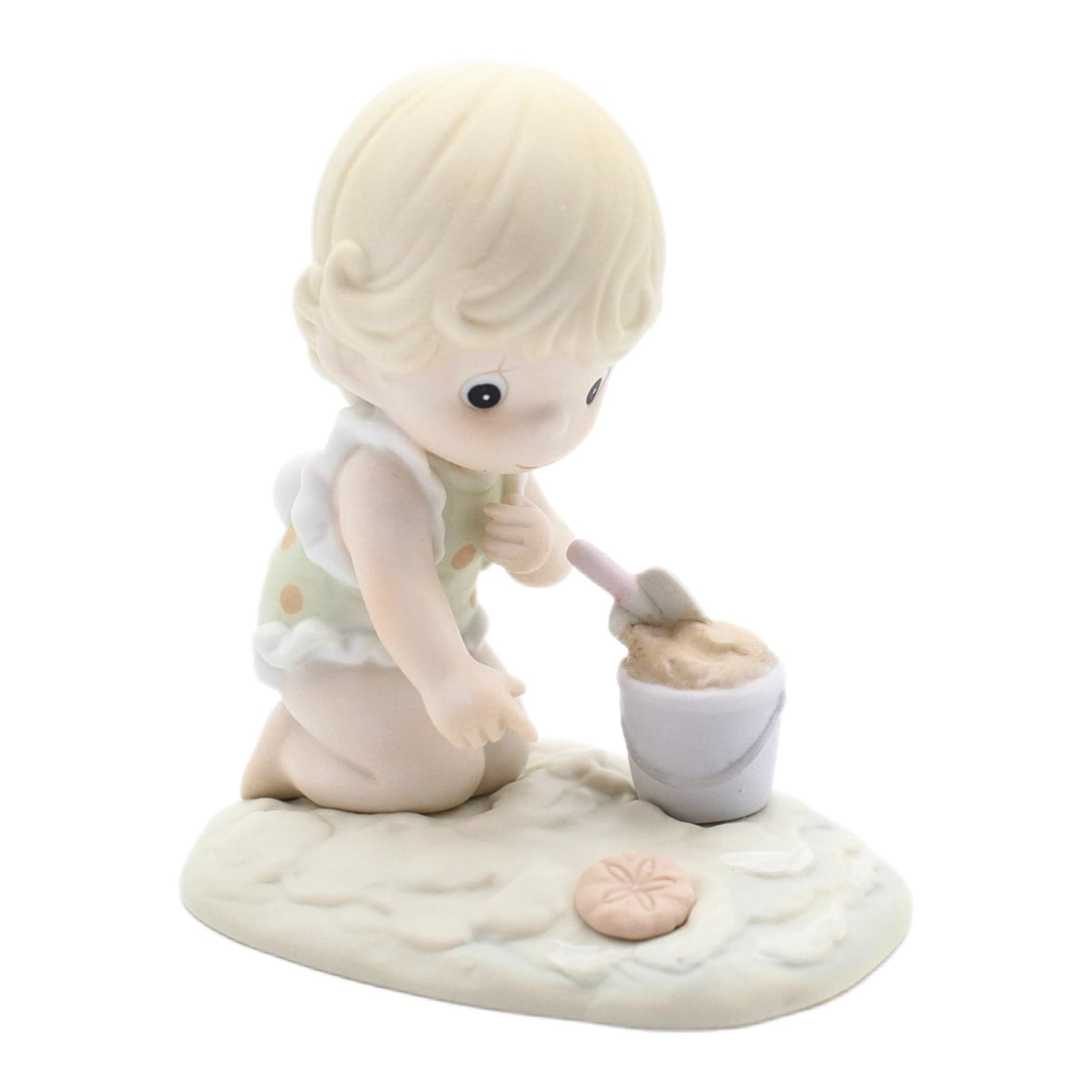 Precious Moments His Little Treasure Enesco Porcelain Figurine 1993 - Image 1