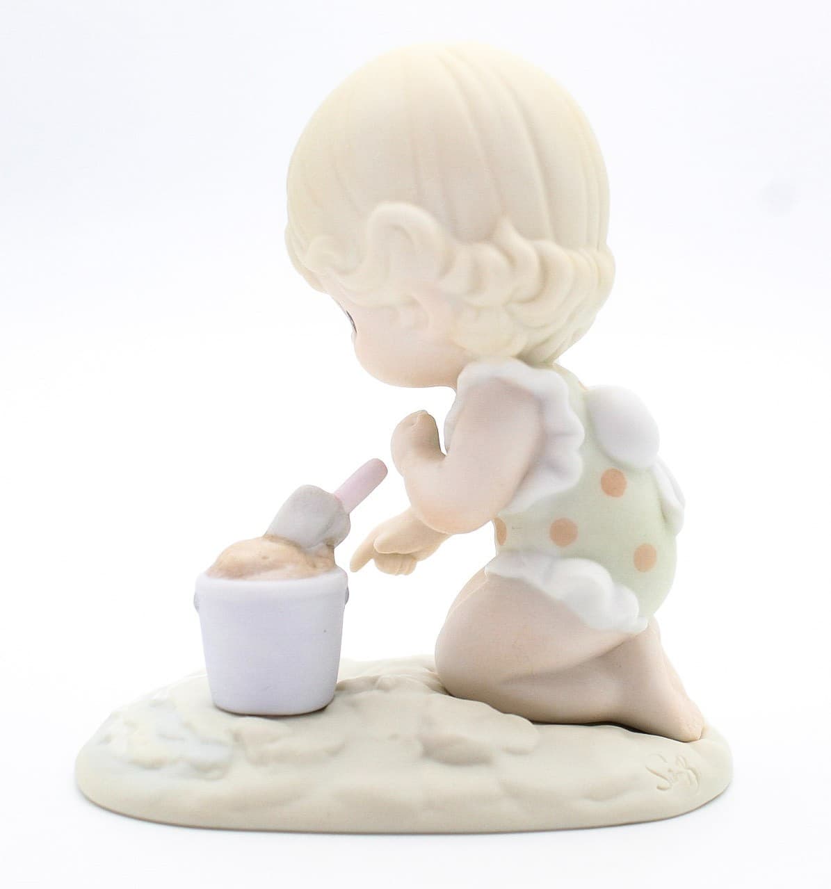 Precious Moments His Little Treasure Enesco Porcelain Figurine 1993 - Thumbnail 5