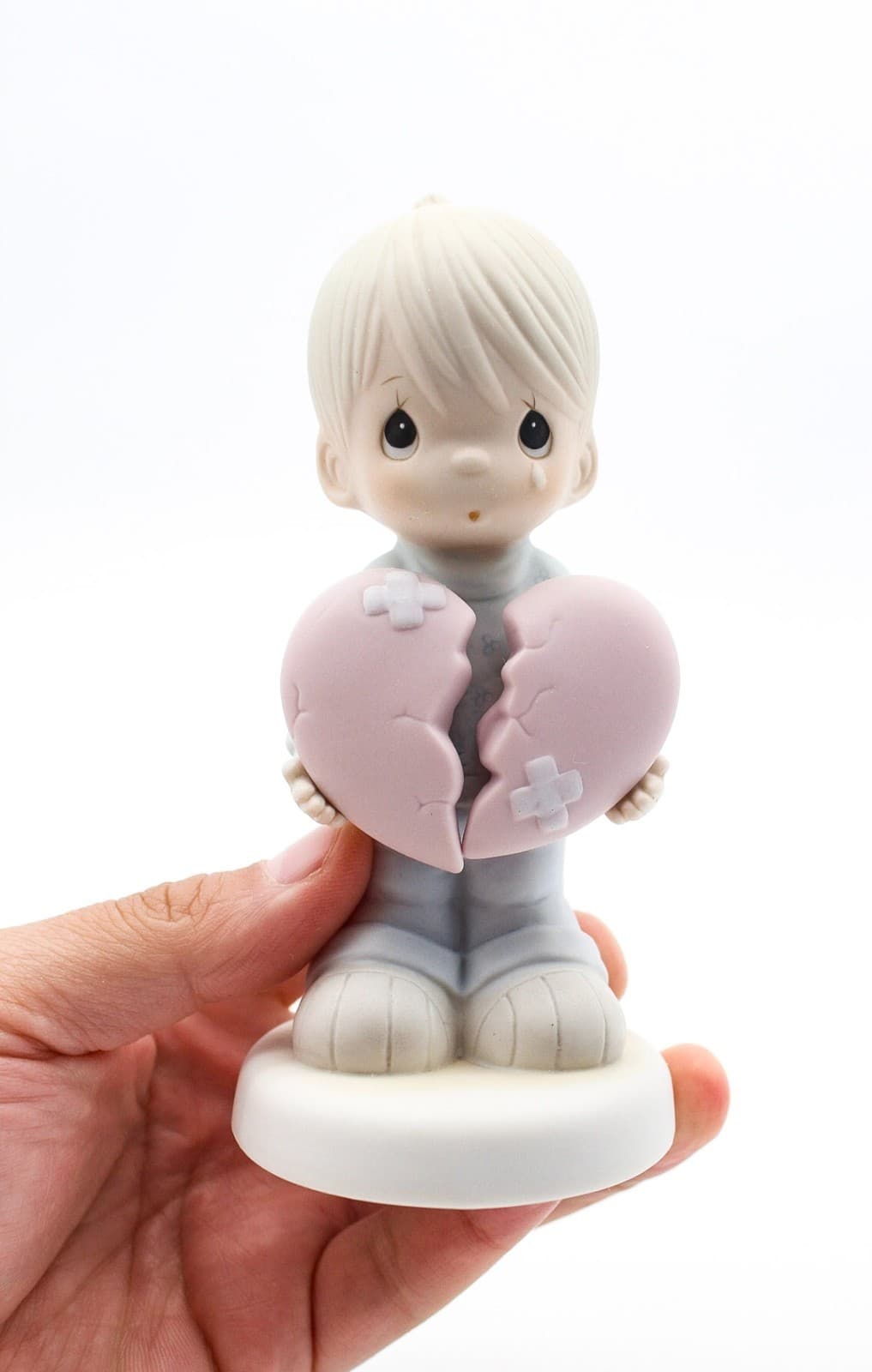 Precious Moments This Too Shall Pass Enesco Porcelain Figurine 1987 - Thumbnail 6