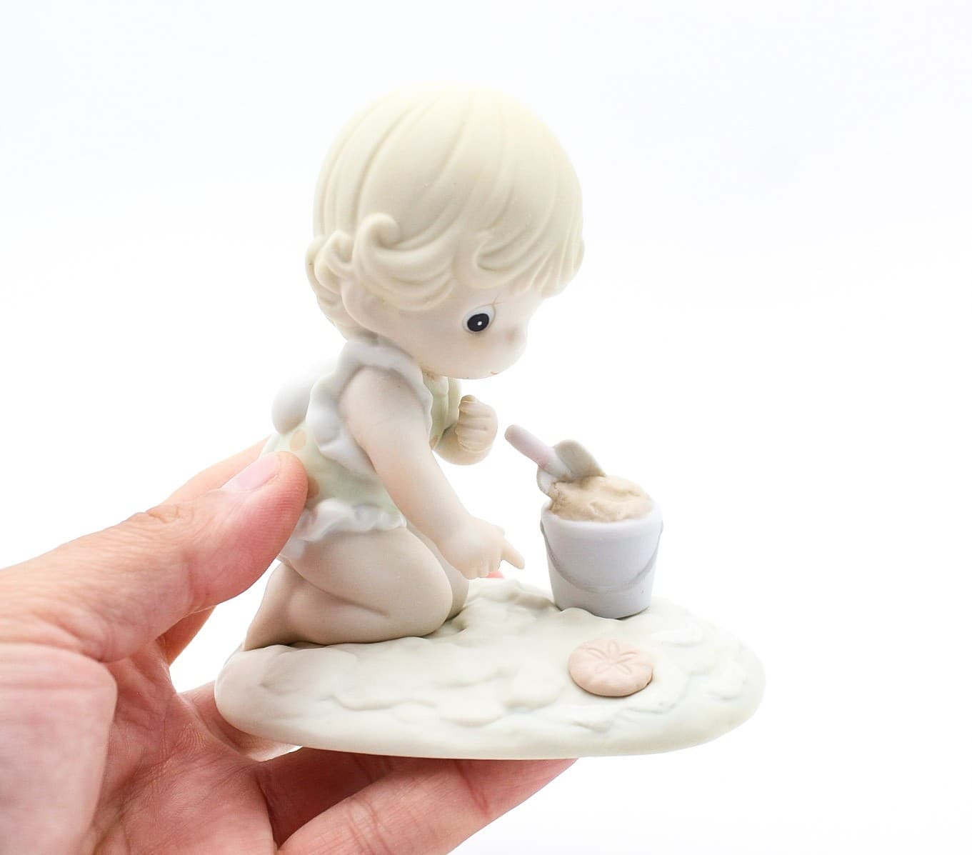 Precious Moments His Little Treasure Enesco Porcelain Figurine 1993 - Thumbnail 8