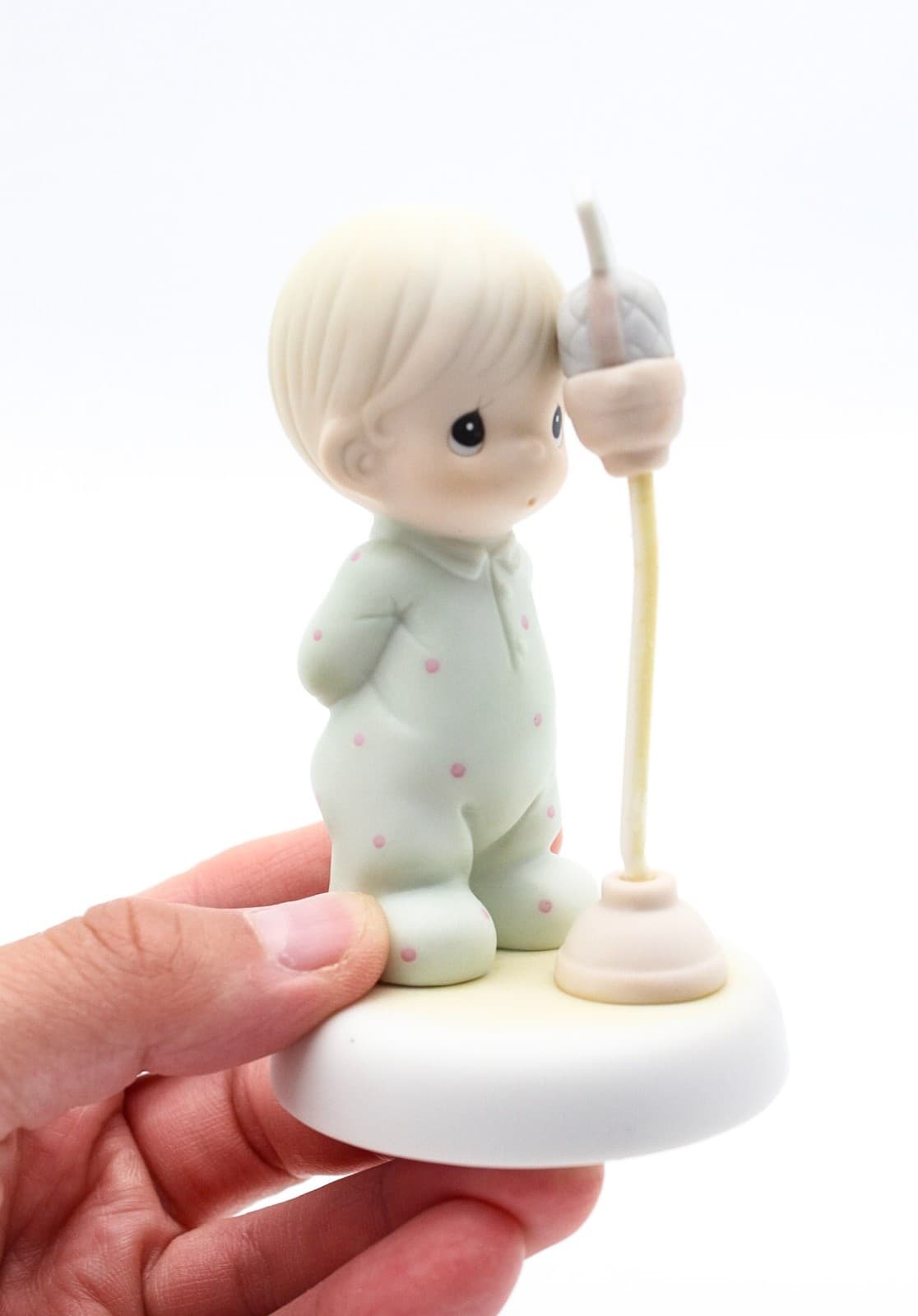 Precious Moments Baby's First Word Enesco Porcelain Figurine 1992 - Thumbnail 7