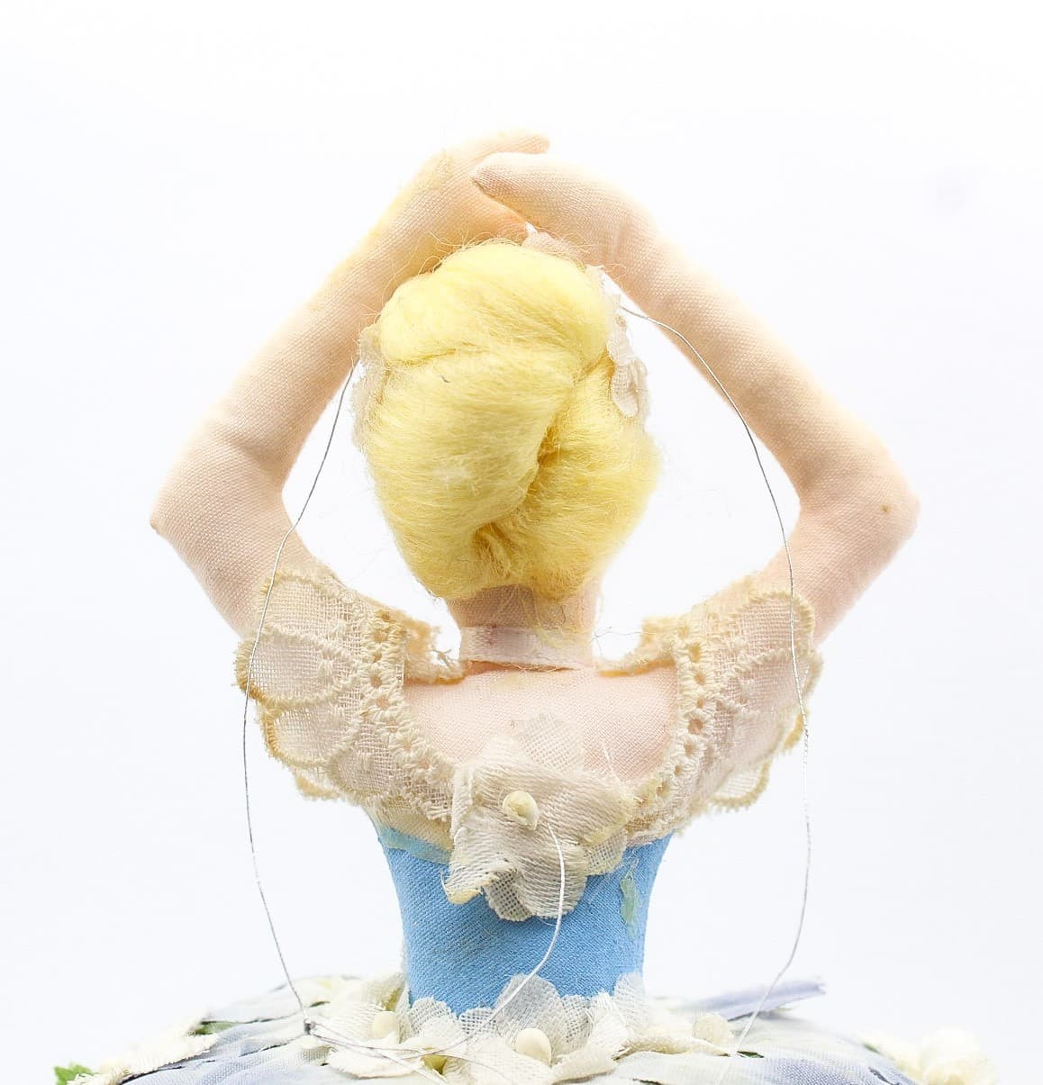 Gladys Boalt 1989 Hand Crafted Cloth Nutcracker Daisy Dancer Christmas Ornament - Thumbnail 8