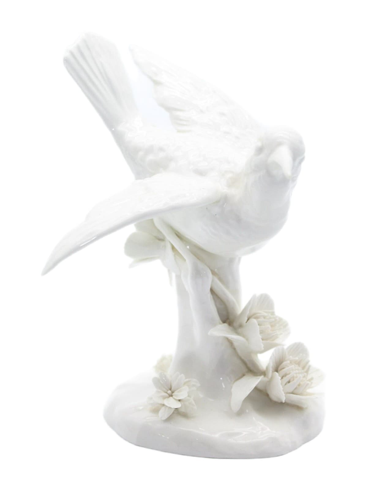 Vintage J.T. Jones England Crown Staffordshire Bone China White Bird Figurine - Image 1