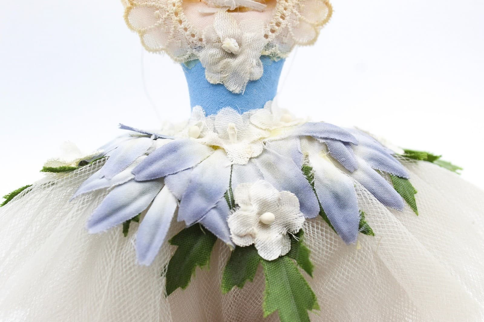 Gladys Boalt 1989 Hand Crafted Cloth Nutcracker Daisy Dancer Christmas Ornament - Thumbnail 4