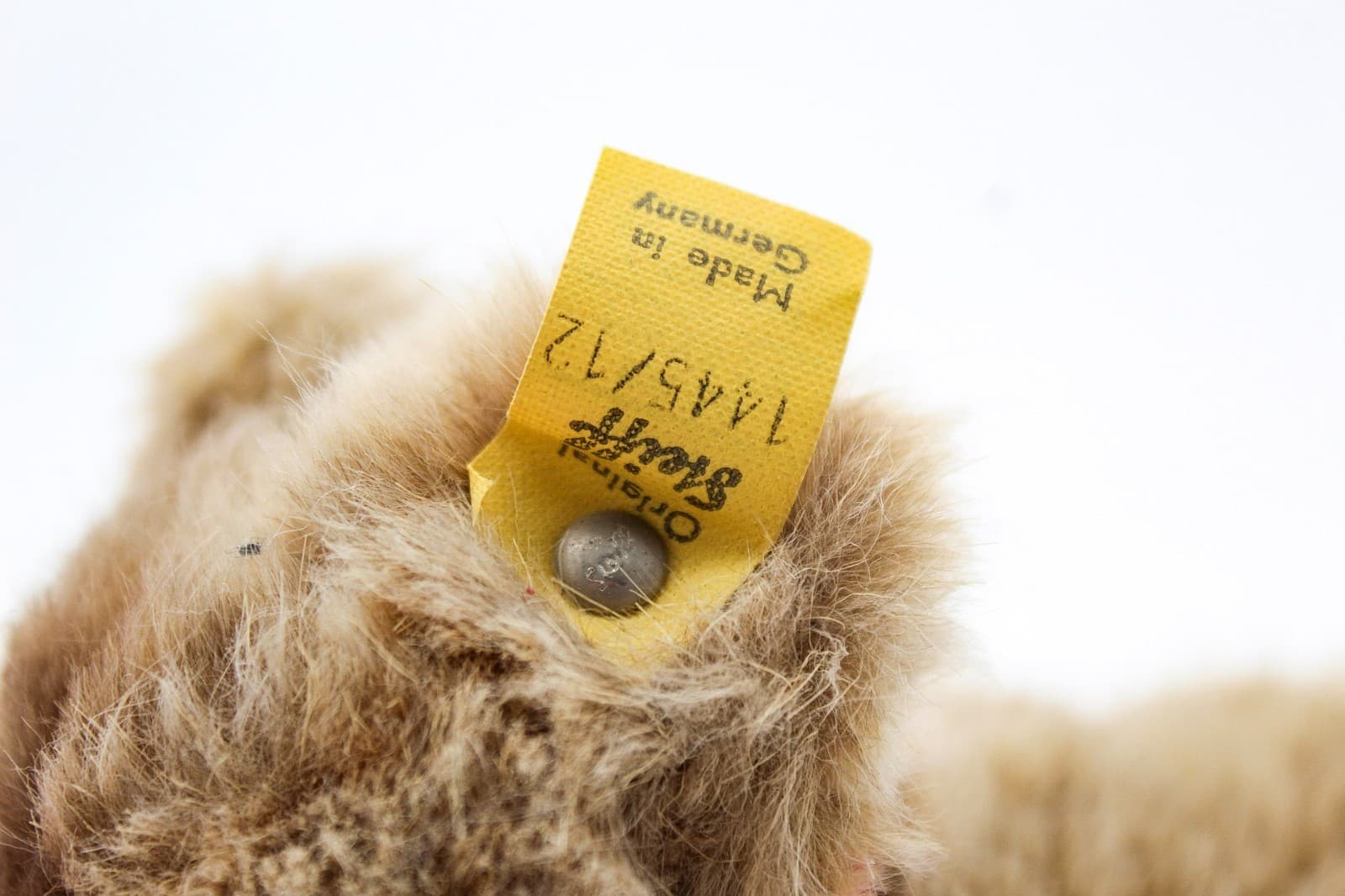 Steiff Browny Grizzly Bear Cub #1445/12 Germany Stuffed Animal Plush 1970's - Thumbnail 6