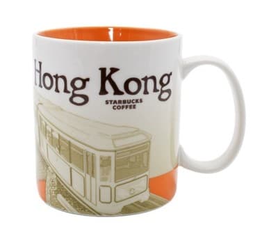 Starbucks 2012 Hong Kong Ceramic Large Collectible Coffee Mug - Image 1