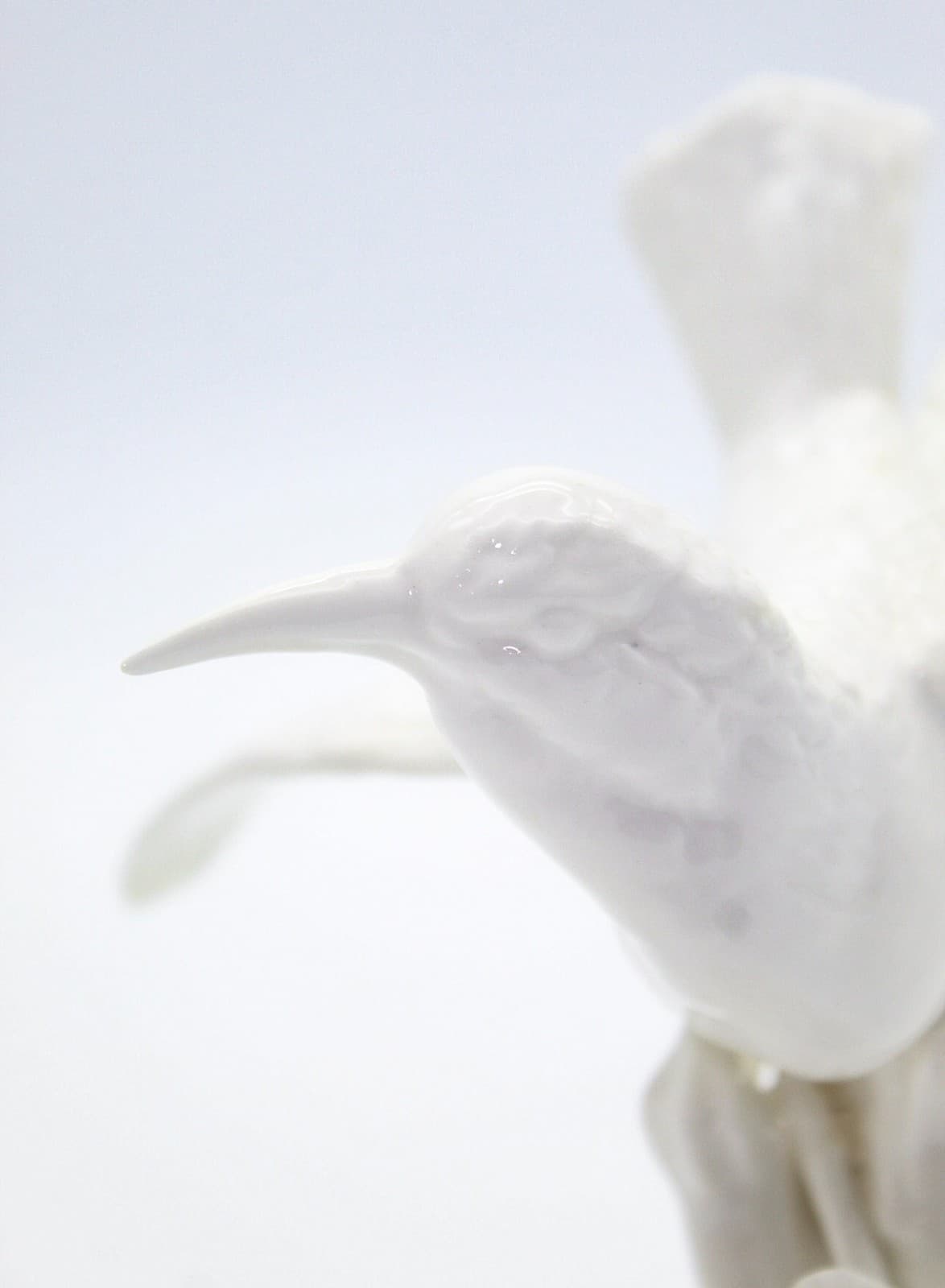 Vintage J.T. Jones England Crown Staffordshire Bone China White Bird Figurine - Thumbnail 4
