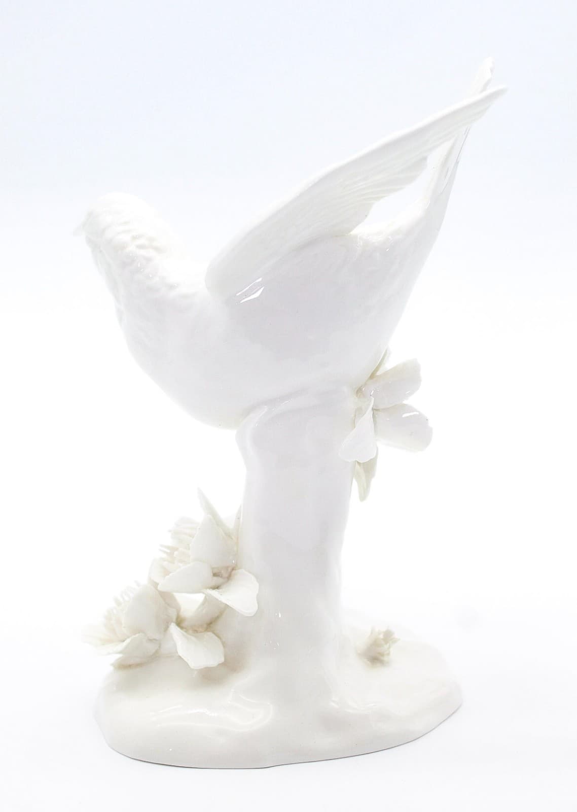 Vintage J.T. Jones England Crown Staffordshire Bone China White Bird Figurine - Thumbnail 6