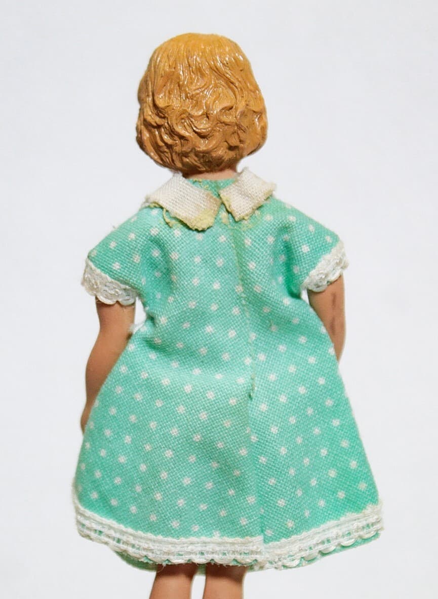 Lot of 5 Vintage Minaiture Dollhouse Family Set Father Mother & Children 1:12 - Thumbnail 10