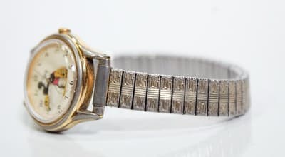 Vintage Mickey Mouse Disney LORUS Quartz Stretch Band Watch - Thumbnail 3