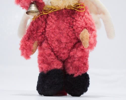 Vintage 1990's THE BOYS COLLECTIONS Plush Angel Teddy Bear Christmas Ornament 6" - Thumbnail 5