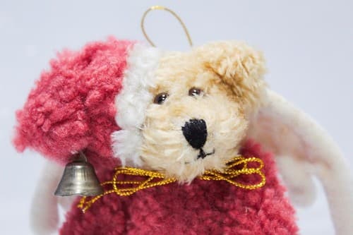 Vintage 1990's THE BOYS COLLECTIONS Plush Angel Teddy Bear Christmas Ornament 6" - Thumbnail 3