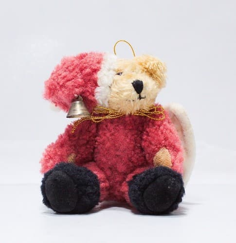 Vintage 1990's THE BOYS COLLECTIONS Plush Angel Teddy Bear Christmas Ornament 6" - Thumbnail 9